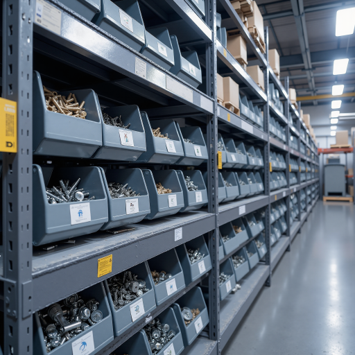 NIRECO尼利可产品展示，工业用品，精密机械配件，金属材质，整齐摆放