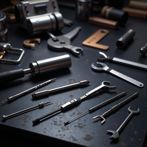 NORMR产品展示，精密工具，工业制造用品，金属材质，整齐摆放