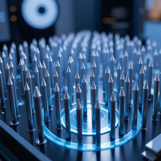 TDK产品展示，电子元件，精密制造设备，工业用品，整齐摆放