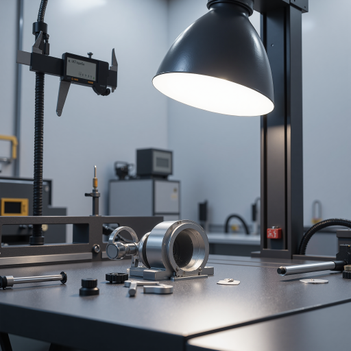 SPOTRON产品展示，精密检测设备，工业制造用品，金属材质，整齐摆放